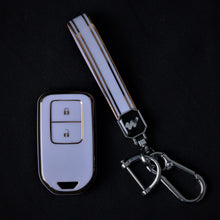 Load image into Gallery viewer, TPU Car Key Cover Fit for Honda Elevate | Amaze | Accord | Jazz | Honda City | BR-V | CR-V | WR-V | Civic Smart Key