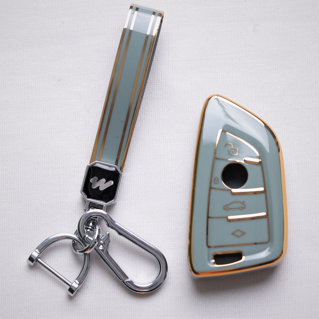 TPU Car Key Cover Fit for BMW GT-Series | X-Series | M-Series | 3-Series | 5-Series | 7-Series Smart Key