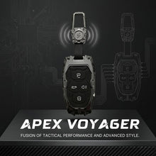 Load image into Gallery viewer, Premium Metal Black Transformer Series Soft Silicon Key Cover for Tata 4 Button Smart Key