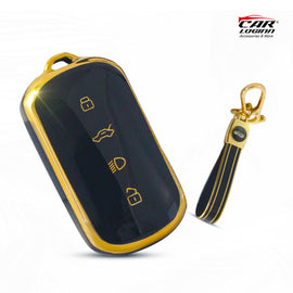 TPU Car Key Cover Fit for TATA Curve 4 Button Smart Key
