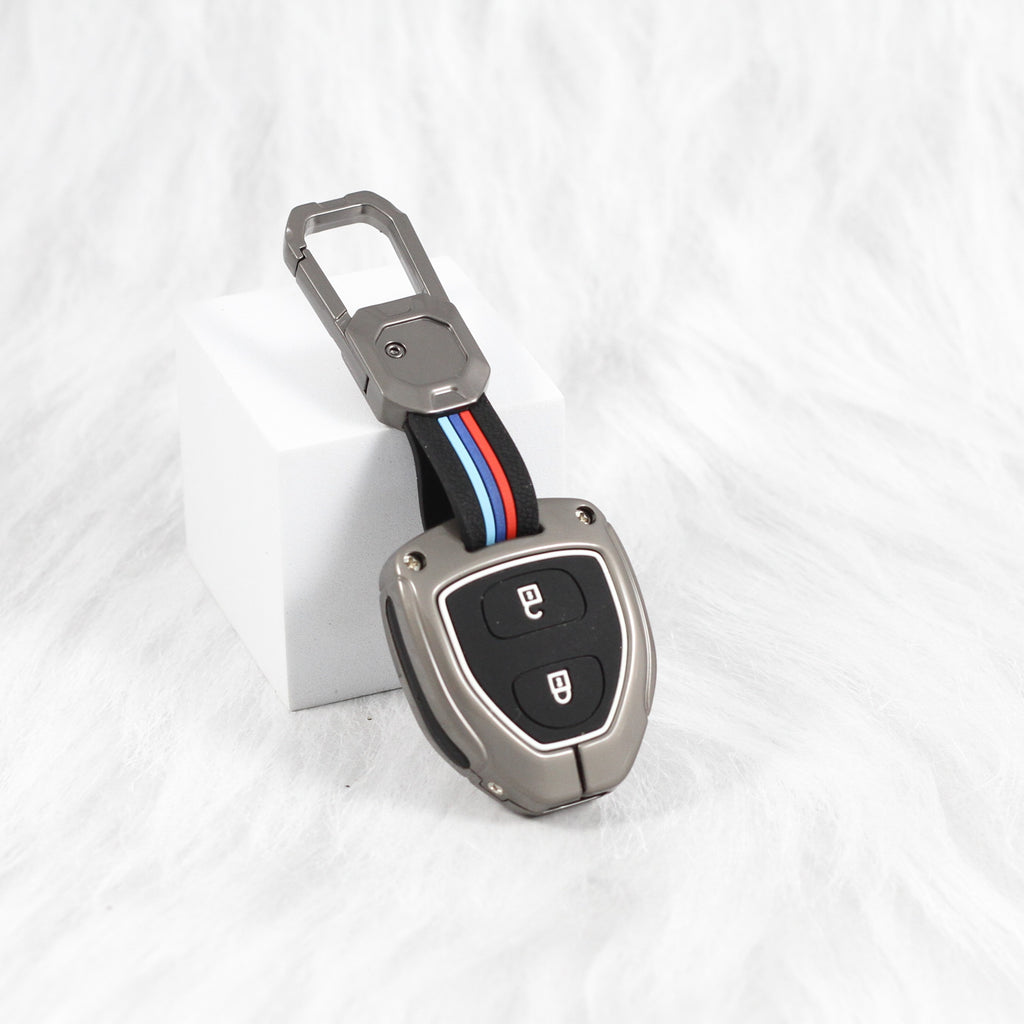 Metal Alloy Silicon Key case for Old Toyota Innova 2 Button Key