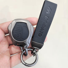 Load image into Gallery viewer, Metal Alloy Leather Key case for New Maruti Suzuki 2 Button Key