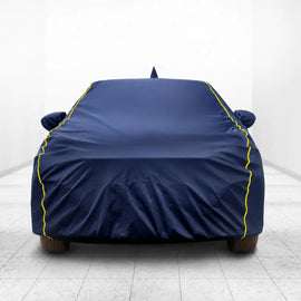 Mahindra XUV 300 Car Body Cover | All Weather Resistant | Triple Stitched with Soft Cotton Lining | Side Mirror Pocket (JUNGLE VALVET)