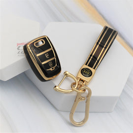 TPU Car Keycover Compatible for Hyundai Grand i10 | Santro (2 Button Key)