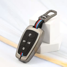 Load image into Gallery viewer, Metal Car Key Cover for TATA 4 Button Smart Key