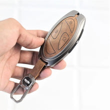 Load image into Gallery viewer, Metal Leather Car Key case for Hyundai New Venue facelift