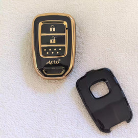 TPU Car Key Cover Fit for Honda WR-V | City | Jazz | Amaze 2014+ Models