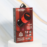 OE-PLUS® USB + PD 5.4 AMP Fast Car Charger | 3 in 1 Cable Suitable for iPhone, Android & IOS