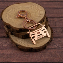Load image into Gallery viewer, Tata Punch Stainless Steel Customized Car Keychain with Custom Number Plate and Message