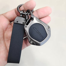 Load image into Gallery viewer, Metal Alloy Leather Key case for New Maruti Suzuki 2 Button Key