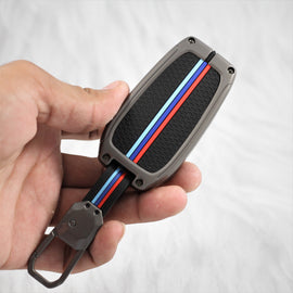 Metal Silicon Key case for Toyota Innova Hycross | Fortuner | Innova Crysta (2 Button Smart Key)