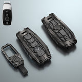 Premium Metal Black Transformer Series Soft Silicon Key Cover for Mercedes-Benz 3 Button Smartkey