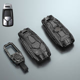 Premium Metal Black Transformer Series Soft Silicon Key Cover for New Model Audi A3 | A4 | A5 | Q3 | Q7 | Q5 | Q8