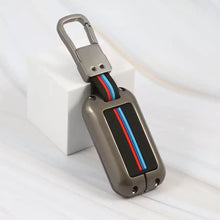Load image into Gallery viewer, Metal Silicon Car Key cover for Maruti Suzuki Victoris | Grand Vitara | New Brezza | XL 6 | Ertiga | Dezire (2 Button)