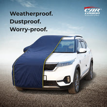 Load image into Gallery viewer, Volvo XC 90 Car Body Cover | All Weather Resistant | Triple Stitched with Soft Cotton Lining | Side Mirror Pocket (JUNGLE VALVET)