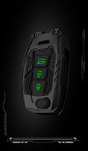 Load image into Gallery viewer, Carloginn Premium Metal Black Transformer Series Soft Silicon Key Cover for Hyundai 3 Button Flipkey