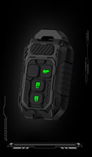 Load image into Gallery viewer, Carloginn Premium Metal Black Transformer Series Soft Silicon Key Cover for Maruti Suzuki 3 Button SmartKey