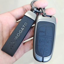 Load image into Gallery viewer, Metal Alloy Leather Key case for Jeep Compass Smart Key