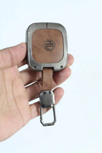 Load image into Gallery viewer, Metal Leather Car Key Case for MG COMET EV Electric 3 Button Smart Key