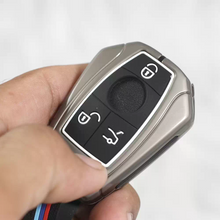 Load image into Gallery viewer, Metal Silicon Key case for Mercedes-Benz 3 Button Smart Key