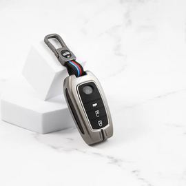 Metal Alloy Silicon Key case for Toyota Innova Hycross | Fortuner | Innova Crysta Smart Key (3 Button Smart Key)