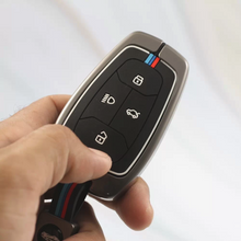 Load image into Gallery viewer, Metal Car Key Cover for TATA 4 Button Smart Key