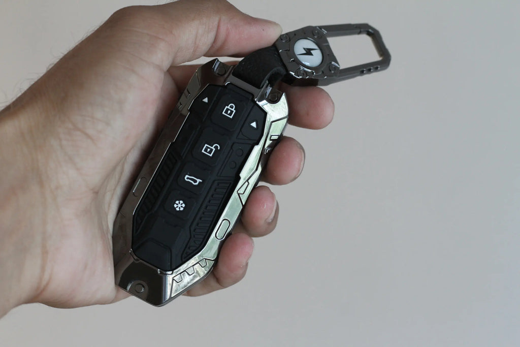 Premium Metal Black Transformer Series Soft Silicon Key Cover for Mahindra BE 6 | BE 9 | New XUV 700