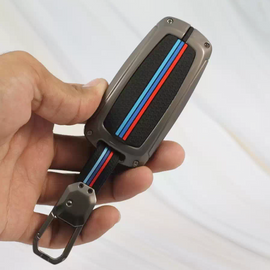 Metal Car Key cover for Ford Figo | Aspire | Eco-sport | Endeavour | Freestyle (3 Button smart Key )