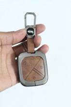 Load image into Gallery viewer, Metal Leather Car Key Case for MG COMET EV Electric 3 Button Smart Key