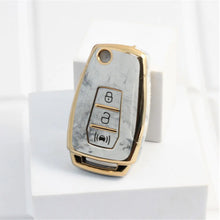 Load image into Gallery viewer, Marble TPU Car Key Cover Fit for Mahindra XUV-300 Flip Key
