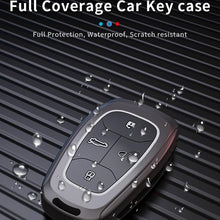Load image into Gallery viewer, Metal Car Key Cover for TATA 4 Button Smart Key