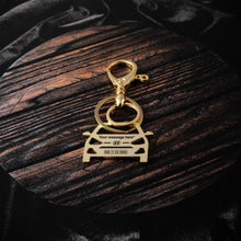 Load image into Gallery viewer, Hyundai Grand i10 Stainless Steel Customized Car Keychain with Custom Number Plate and Message