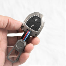 Load image into Gallery viewer, Metal Alloy Silicon Key case for Old Toyota Innova 2 Button Key