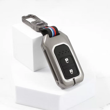 Load image into Gallery viewer, Metal Silicon Key case for Honda 2 Button Smart Key