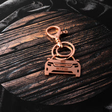 Load image into Gallery viewer, KIA Seltos Stainless Steel Customized Car Keychain with Custom Number Plate and Message