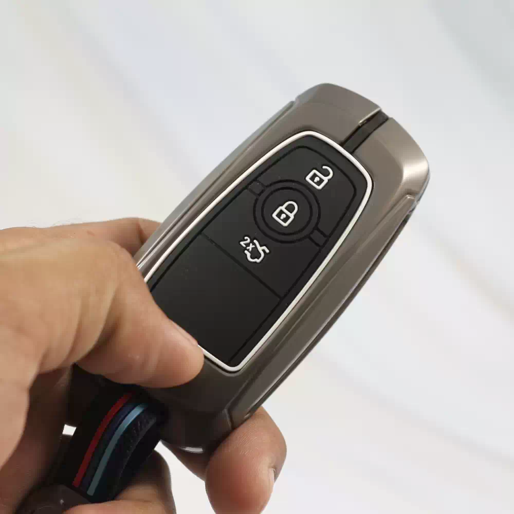 Metal Car Keycover for Ford 3 Button Smart Key