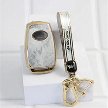 Load image into Gallery viewer, Marble TPU Car Key Cover Fit for Mahindra XUV-300 Flip Key