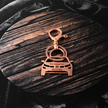 Load image into Gallery viewer, Tata Altroz Stainless Steel Customized Car Keychain with Custom Number Plate and Message