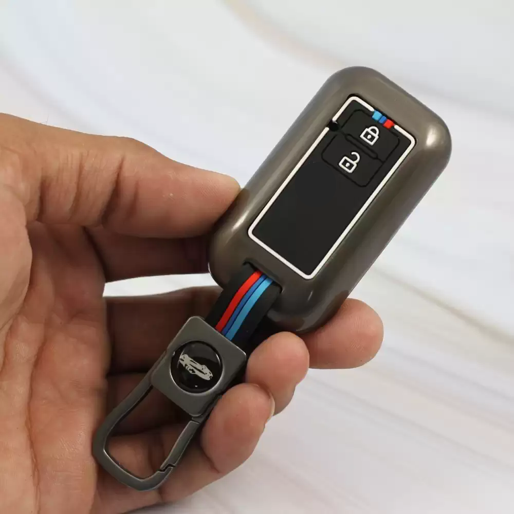 Metal Car Keycover for Toyota 2 Button Smart Key