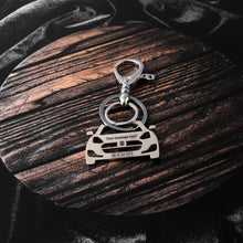 Load image into Gallery viewer, Maruti New Swift Hybrid Stainless Steel Customized Car Keychain with Custom Number Plate and Message