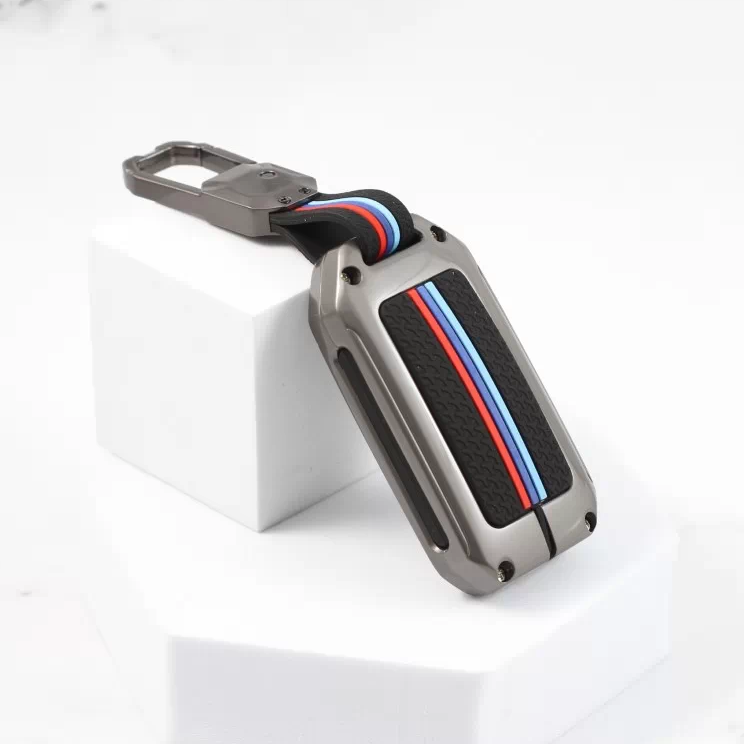 Metal Silicon Key case for Honda Amaze | Accord | Jazz | Honda City | BR-V| CR-V | WR-V | Civic 2 Button Smart Key