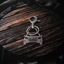Load image into Gallery viewer, Honda WR-V Stainless Steel Customized Car Keychain with Custom Number Plate and Message