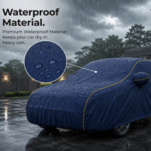 Load image into Gallery viewer, Volvo XC 60 Car Body Cover | All Weather Resistant | Triple Stitched with Soft Cotton Lining | Side Mirror Pocket (AERO Silver)