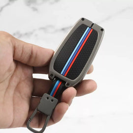 Metal Silicon Key case for Toyota Innova Hycross | Fortuner | Innova Crysta (3 Button Smart Key)