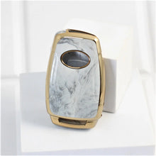 Load image into Gallery viewer, Marble TPU Car Key Cover Fit for Mahindra XUV-300 Flip Key