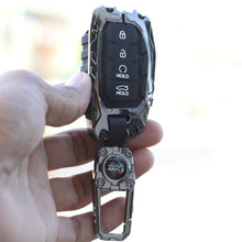 Load image into Gallery viewer, Premium Metal Black Transformer Series Soft Silicon Key Cover for Hyundai Alcazar | Creta Facelift 2024 | New Creta SX