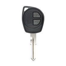 Load image into Gallery viewer, Carloginn Premium Metal Black Transformer Series Soft Silicon Key Cover for Maruti Suzuki 2 Button Key