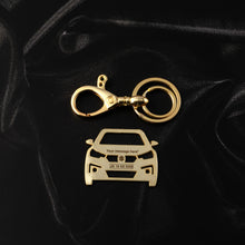 Load image into Gallery viewer, Maruti Suzuki Ertiga Stainless Steel Customized Car Keychain with Custom Number Plate and Message