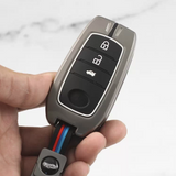 Metal Alloy Silicon Key case for Toyota 3 Button Smart Key