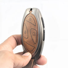 Load image into Gallery viewer, Metal Leather Car Key case for Hyundai New Venue facelift